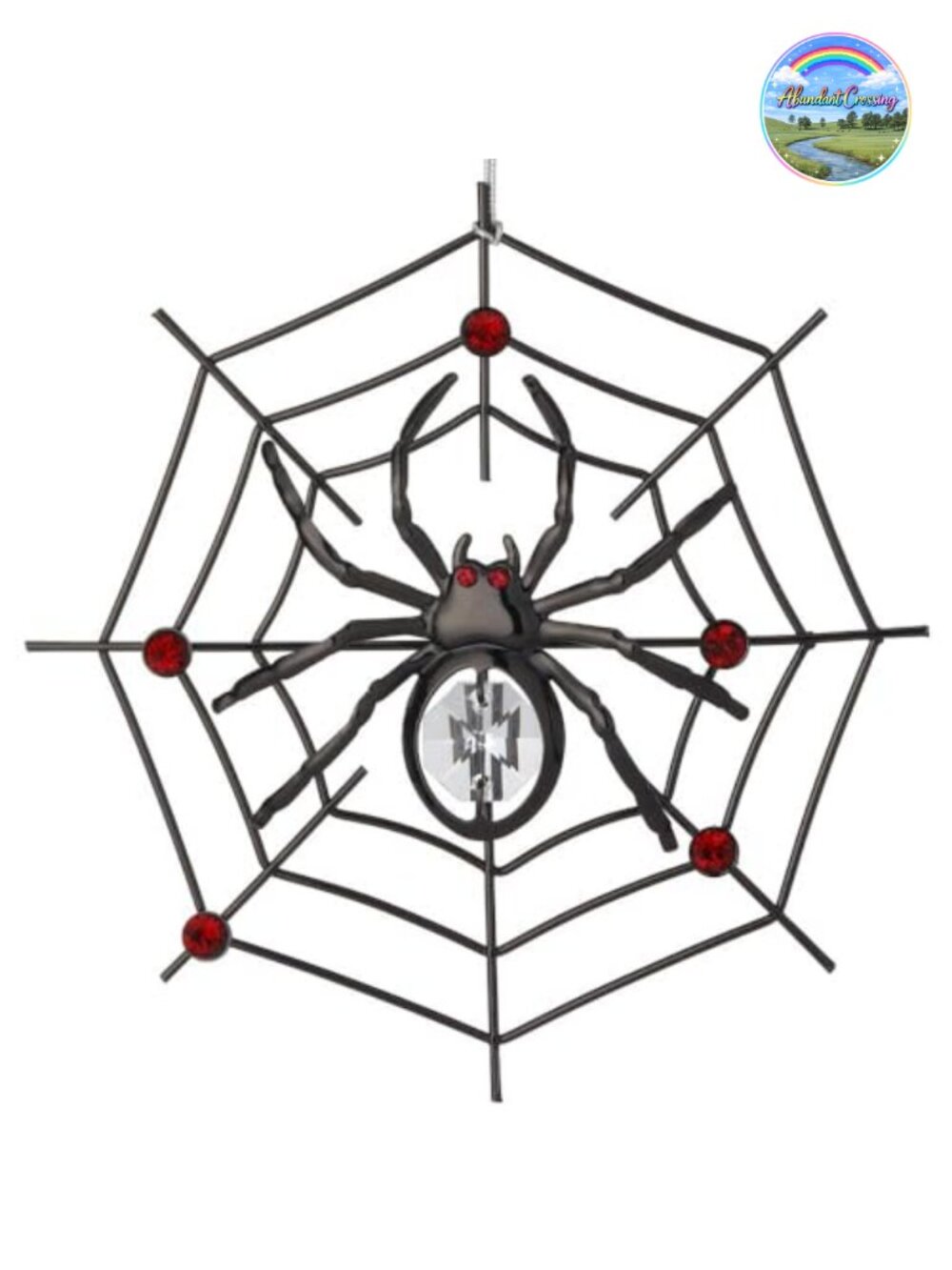 Matashi Handcrafted Spider Web Hanging Ornament Christmas Tree Decor